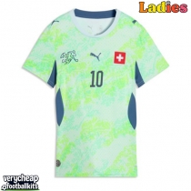 Switzerland Granit Xhaka #10 Replica Away Shirt Ladies World Cup 2026 Short Sleeve